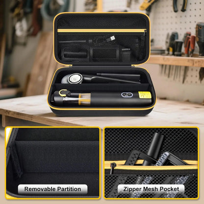 （CASE Only)Case for Fanttik Slim V8 Apex/For Fanttik V8 Mate Portable Mini Cordless Car Vacuum. Organizer with Removable Divider