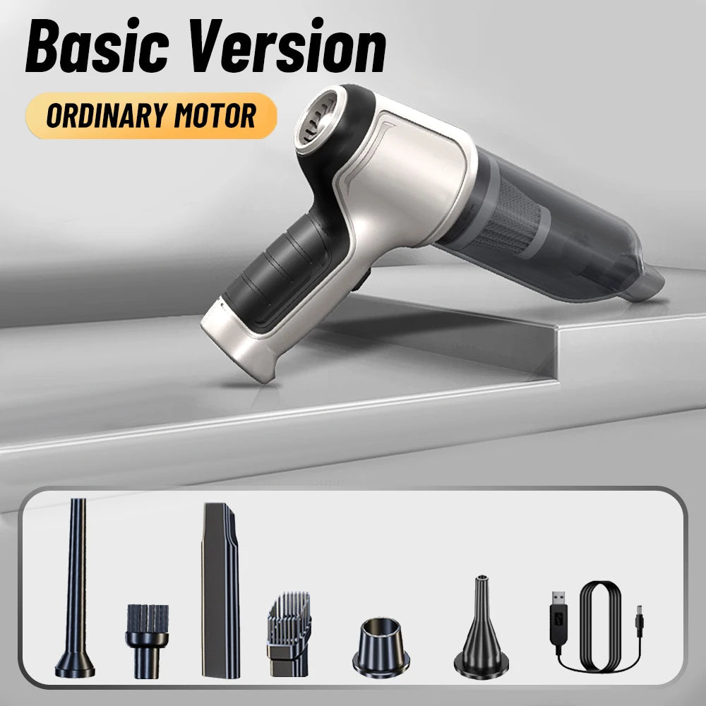Portable Car Vacuum Cleaner Powerful Wireless Car Vacuum Cleaner 95000PA Strong Suction Handheld Vehicle Vacuum Cleaner for Car