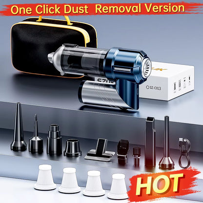 Car Vacuum Cleaner Portable Handheld Mini Vacuum Cleaner Cordless Strong Suction Car Cleaner Car Vacuum Home Appliance