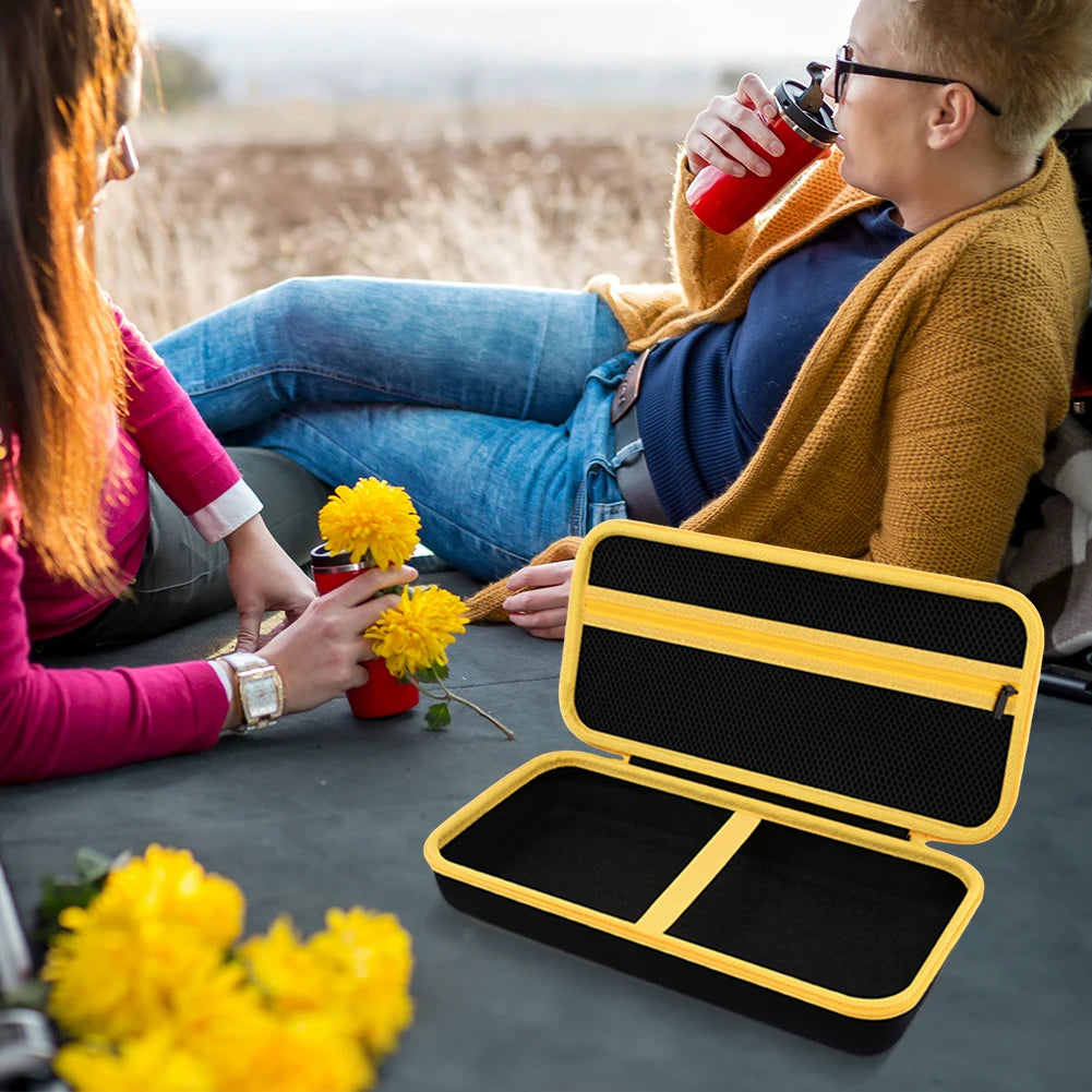 Cordless Car Vacuum Organizer Waterproof Hard Storage Case Handheld Car Vacuum Storage Bag for Fanttik Slim V8/V10 Accessories