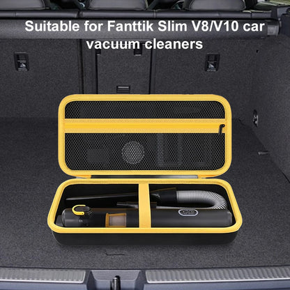 Handheld Car Vacuum Storage Bag for Fanttik Slim V8/V10 Shockproof Car Vacuum Hard Case Waterproof Cordless Car Vacuum Organizer