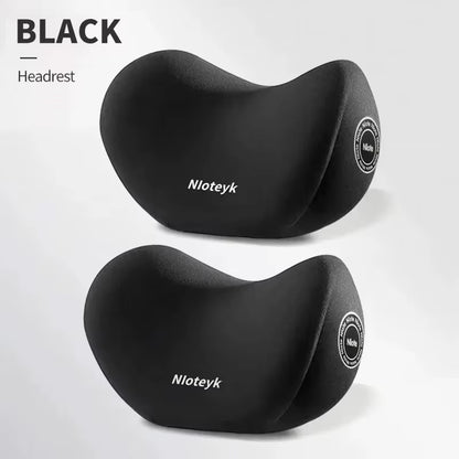 Memory Foam Car Neck Cushion Car Lumbar Support for Car Supplies Universal Neck Pillow Waist Cushion Car Seat Car Accessories